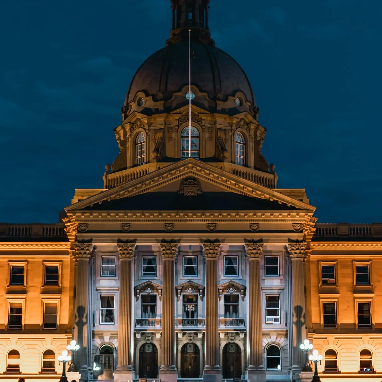 Alberta's legislature building